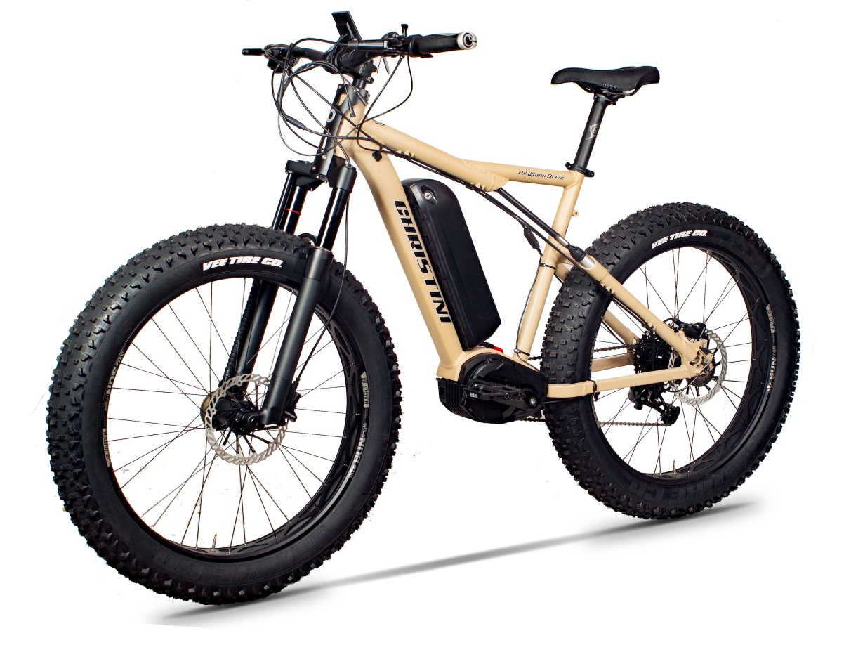 CHRISTINI AWD FAT E-5 two-wheel drive AWD bike