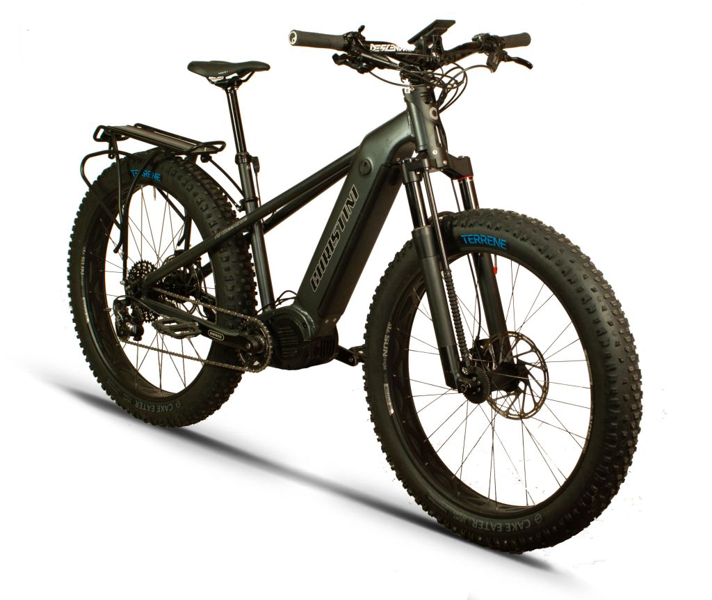 CHRISTINI AWD Fat E-4 i right angle two-wheel drive hunting e-bike