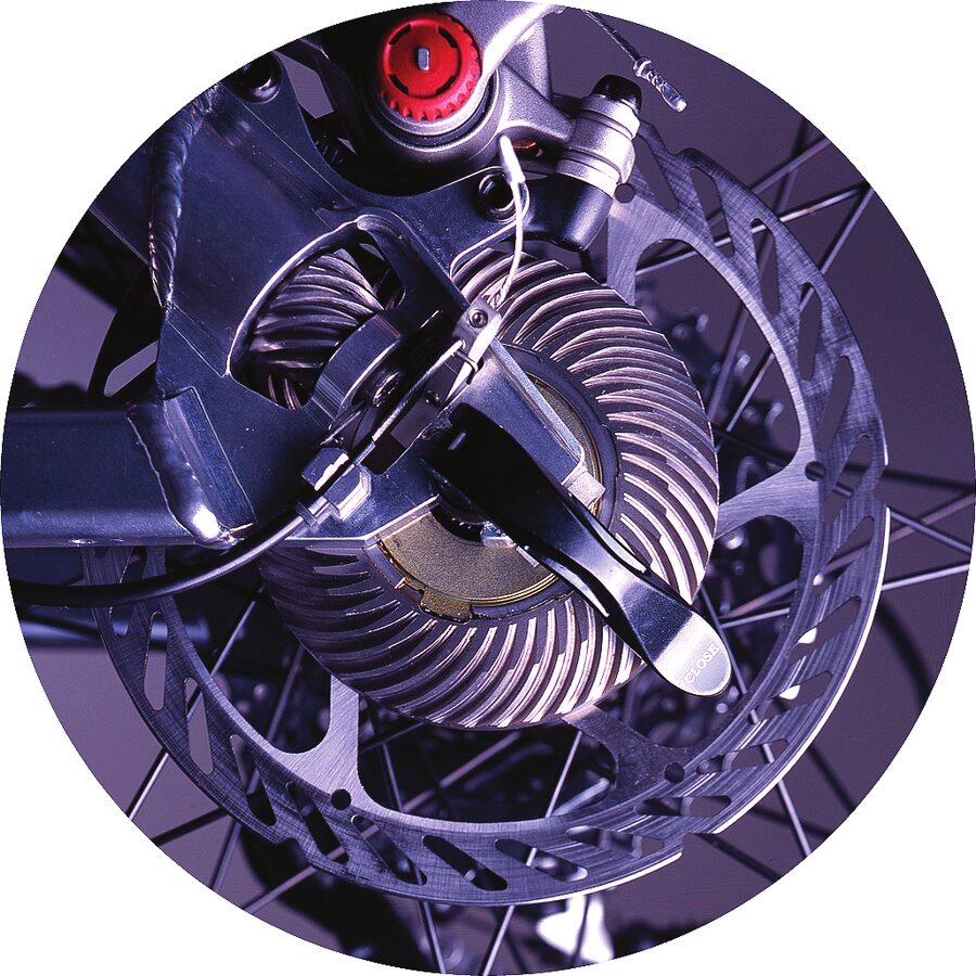 CHRISTINI AWD shift-on-the-fly clutch inside the rear spiral gear of the two-wheel drive system